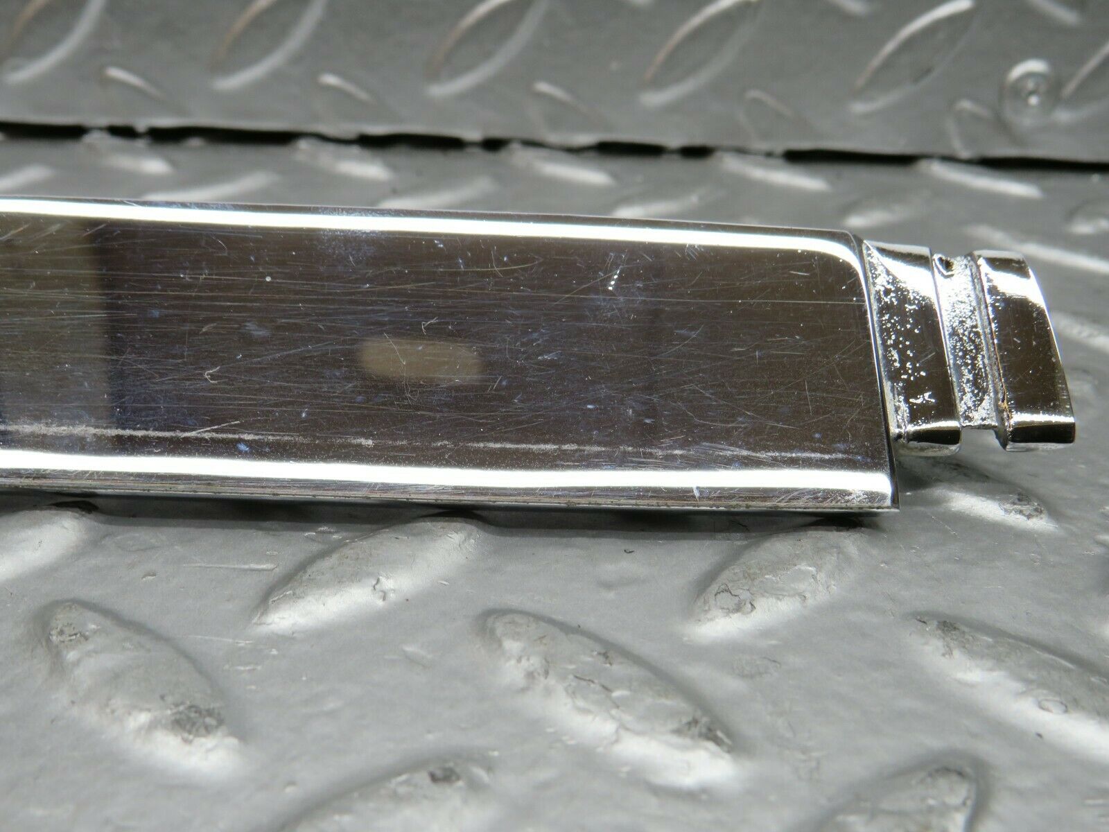 22735 Mercedes-Benz C107 450SLC Trunk Chrome Handle Pair 1076901380 1076901480