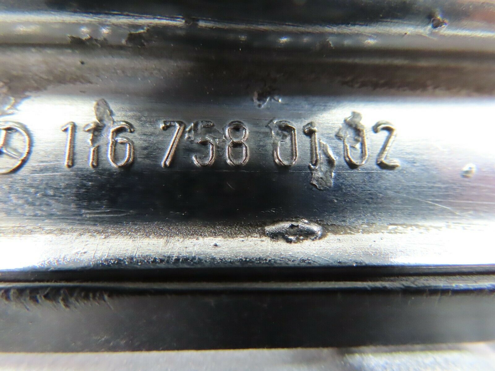 7362 Mercedes-Benz W116 450SE Boot Trunk Handle Bar Chrome 1167580102