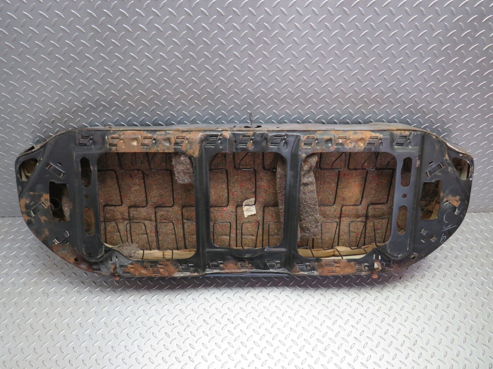 31148 Mercedes-Benz W123 200D Rear Seat Blue 1239200050 1239200016