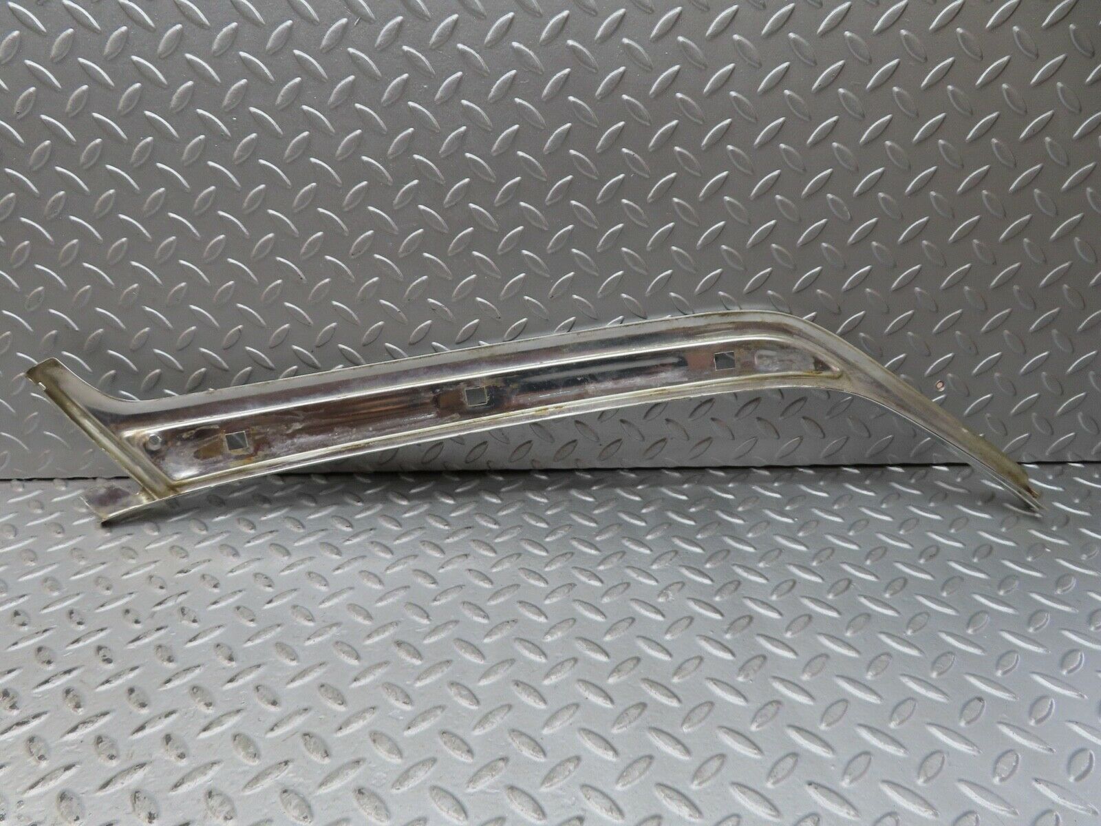 17682 Mercedes-Benz W116 450SEL A Pillar Chrome Moulding Trim Right Side