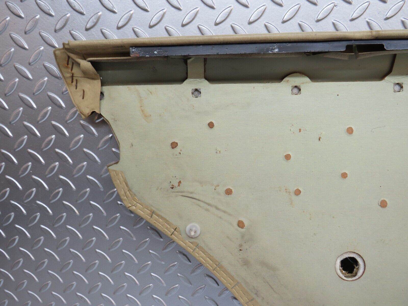 0612 Mercedes-Benz W123 230E Rear Right Door Card Panel Beige