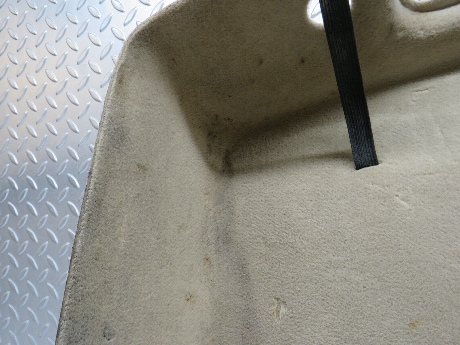 38608 Mercedes-Benz R129 280SL Coupe Trunk Cover Panel Left Side Beige 1296904730