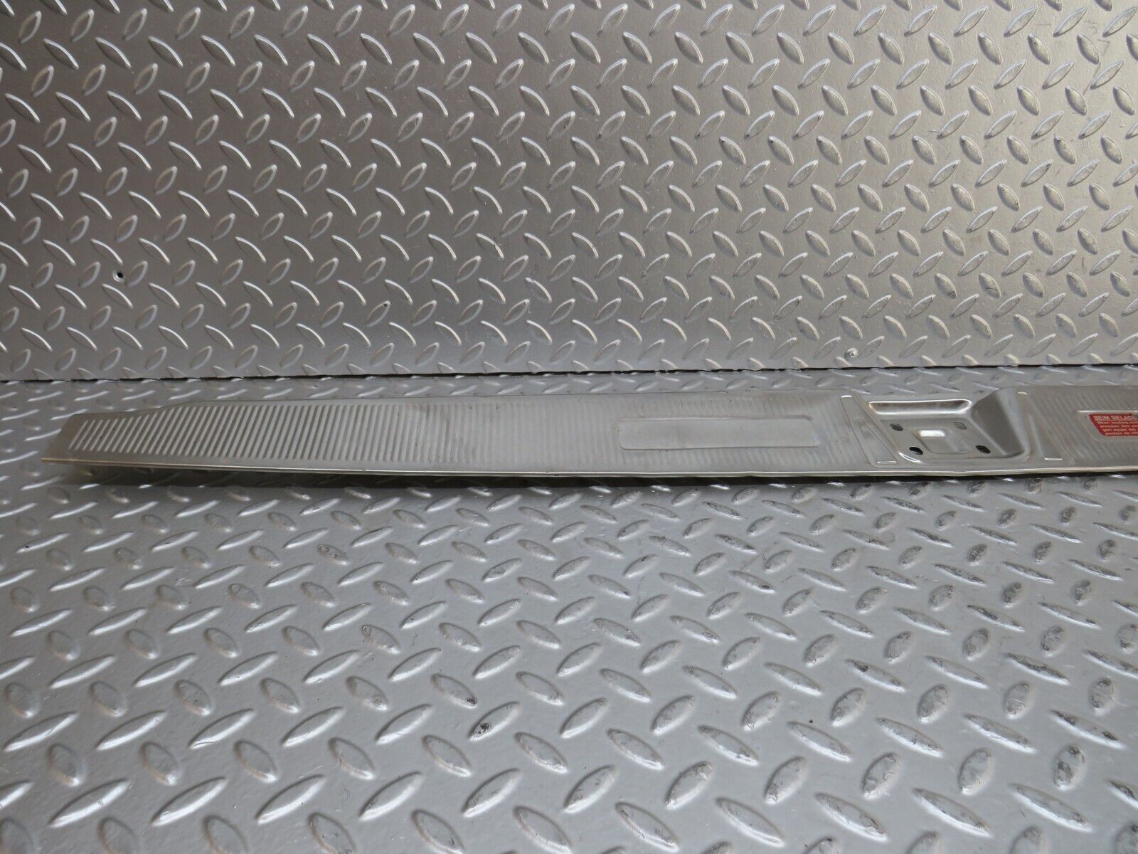 28216 Mercedes-Benz S123 240D Wagon Trunk Ornamental Chrome Cover 1236681089