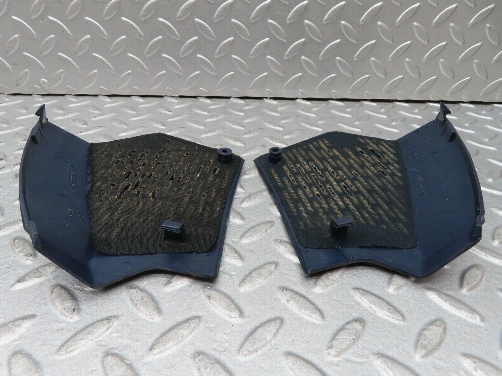 16892 Mercedes-Benz C123 280CE Coupe Speaker Covers Pair Blue 1236802807