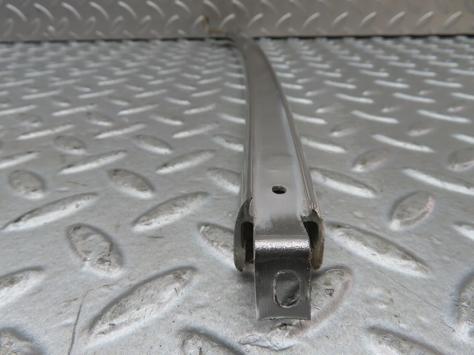 19133 Mercedes-Benz W123 300D Rear Left Door Chrome Window Channel