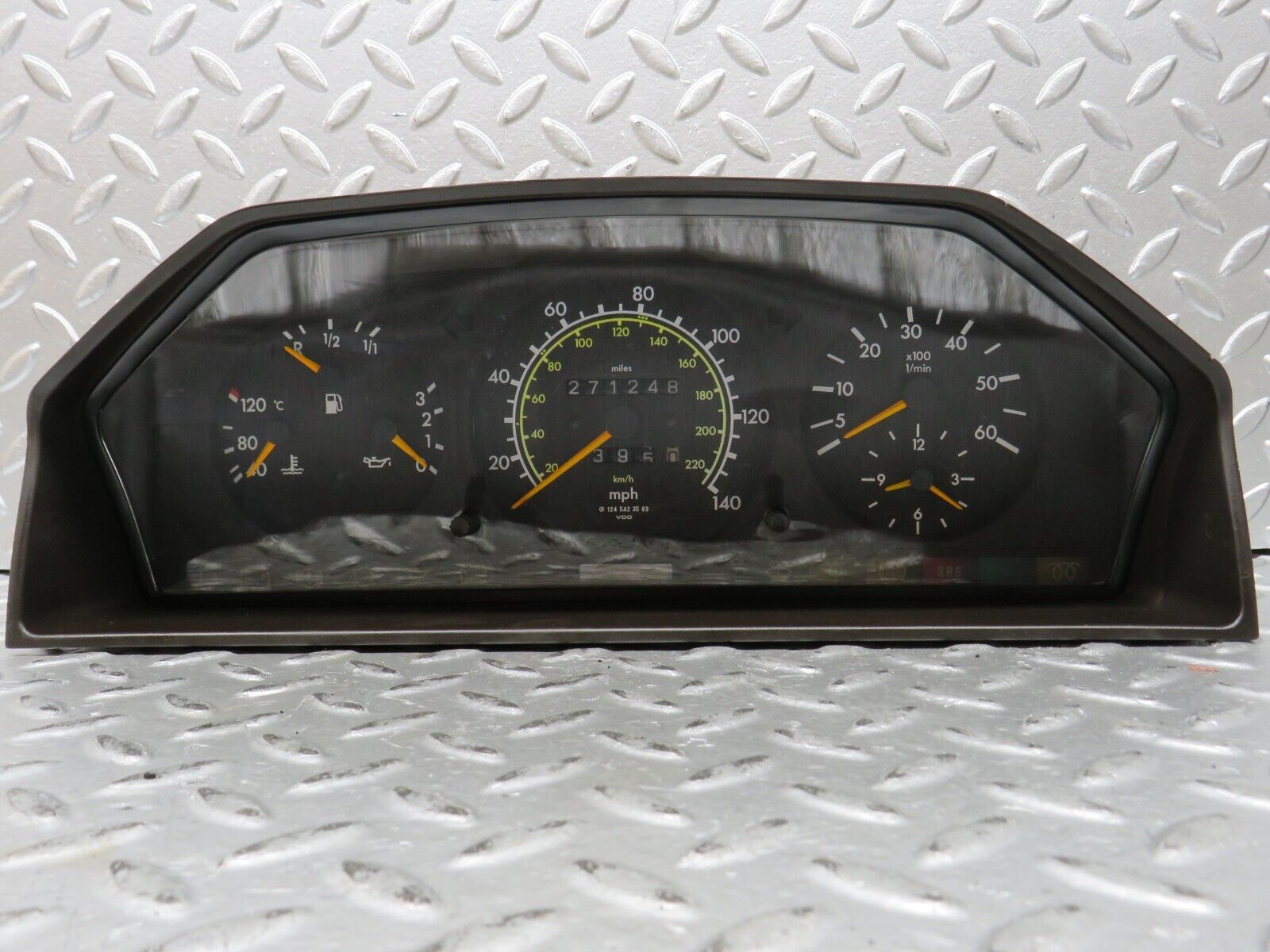 27719 Mercedes-Benz S124 300TE Wagon Instrument Cluster 1244408011