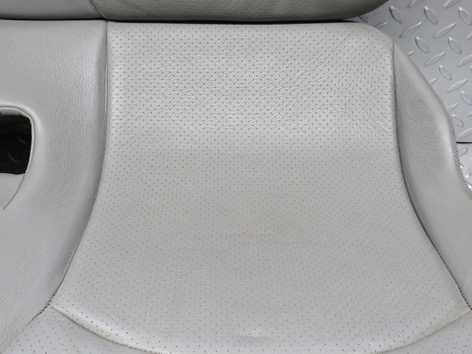 39810 Mercedes-Benz R129 320SL Coupe Rear Seat Grey Leather 1299220101 129920021