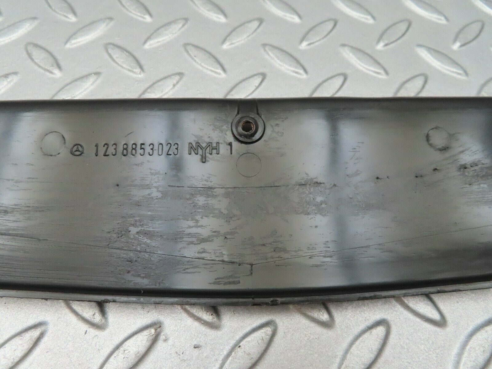 3917 Mercedes-Benz S123 200T Wagon Front Bumper Centre Filler Trim 1238853023