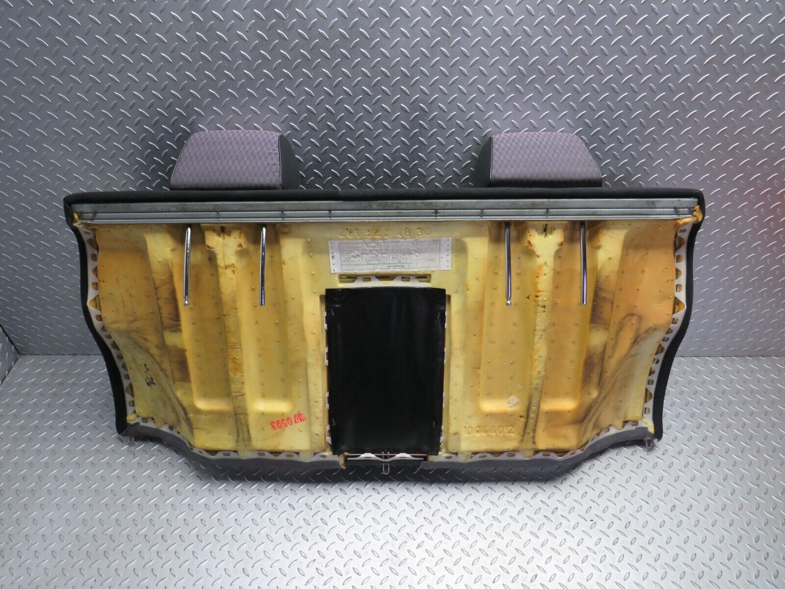 31552 Mercedes-Benz W201 190LE 1.8L Rear Seat Black 2019204130