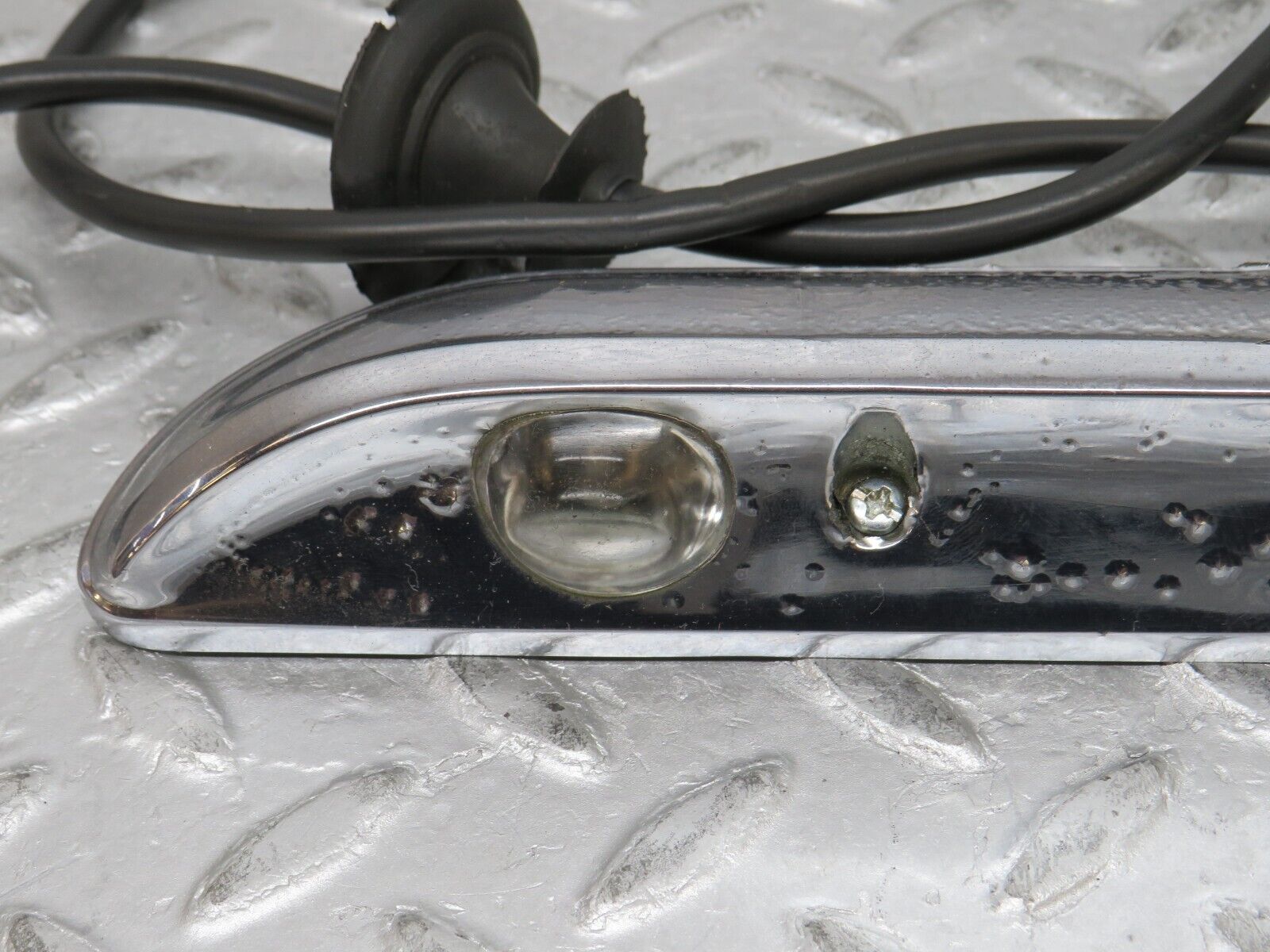 37407 Mercedes-Benz W109 300SEL number Plate Light Trunk Chrome Hella K12860