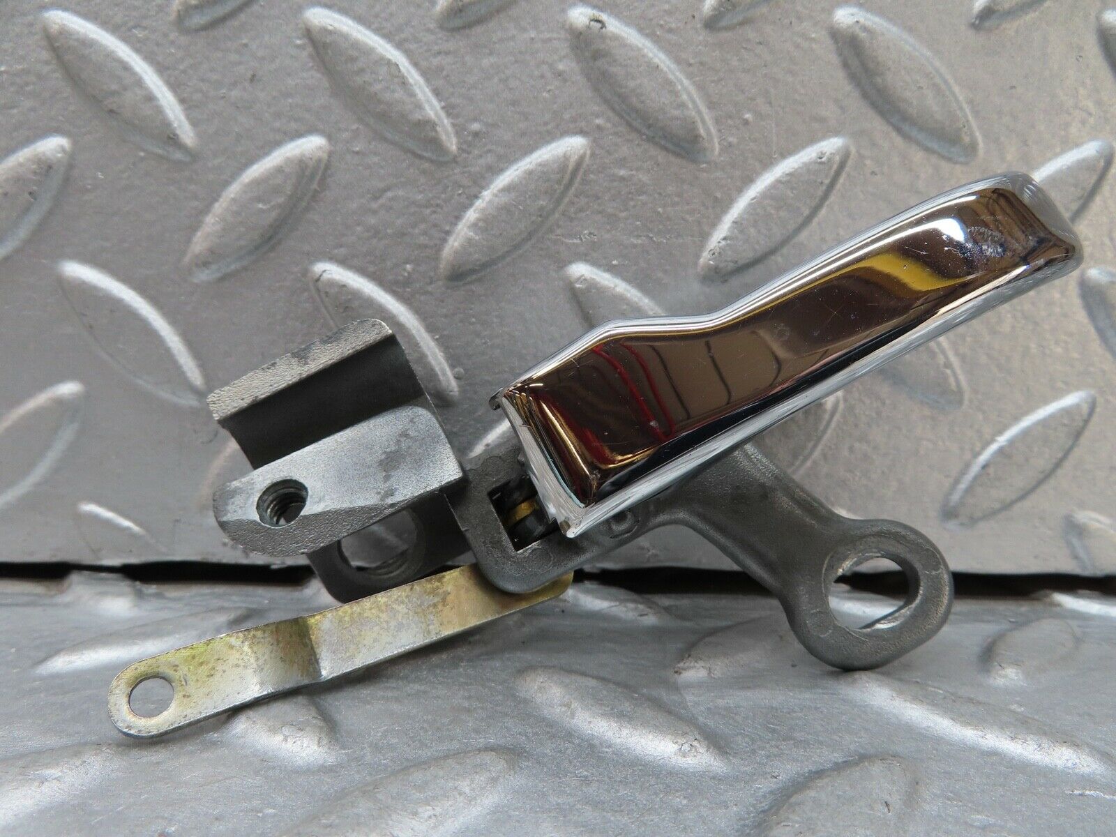 17570 Mercedes-Benz W116 450SEL Rear Left Interior Chrome Door Handle