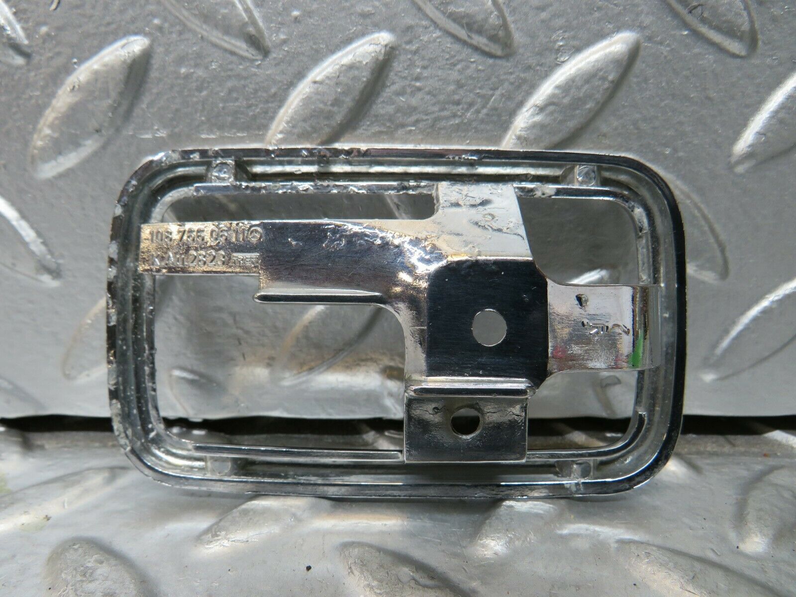 23256 Mercedes-Benz W116 350SE Chrome Frame For Door Opener Right 1087660611