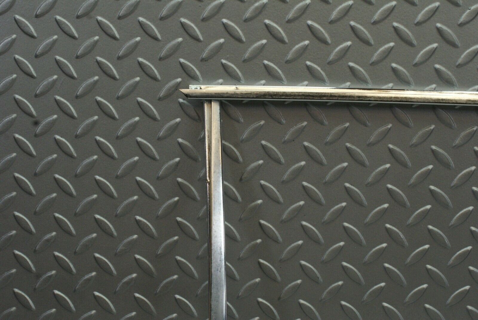 2638 Mercedes-Benz W116 350SE Door Chrome Window Frame Rear Left