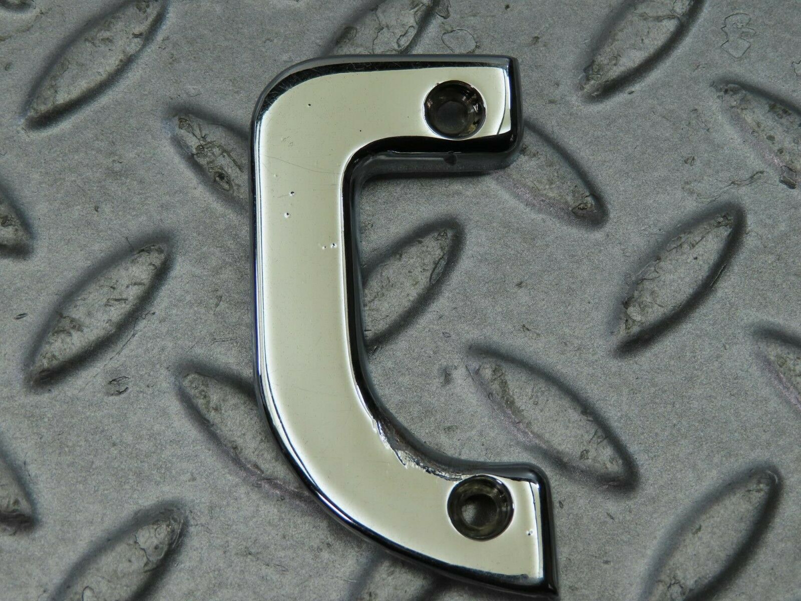 9069 Mercedes-Benz W115 Left Interior Chrome Door Latch Trim