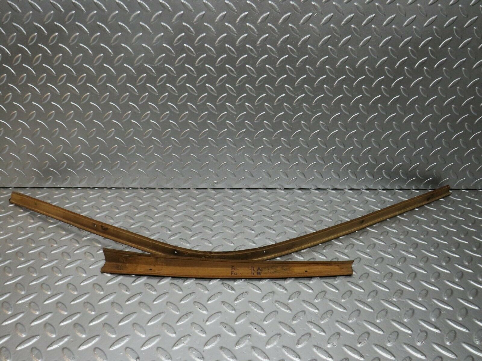 24525 Mercedes-Benz W108 Rear Left Door Wood Trim Set