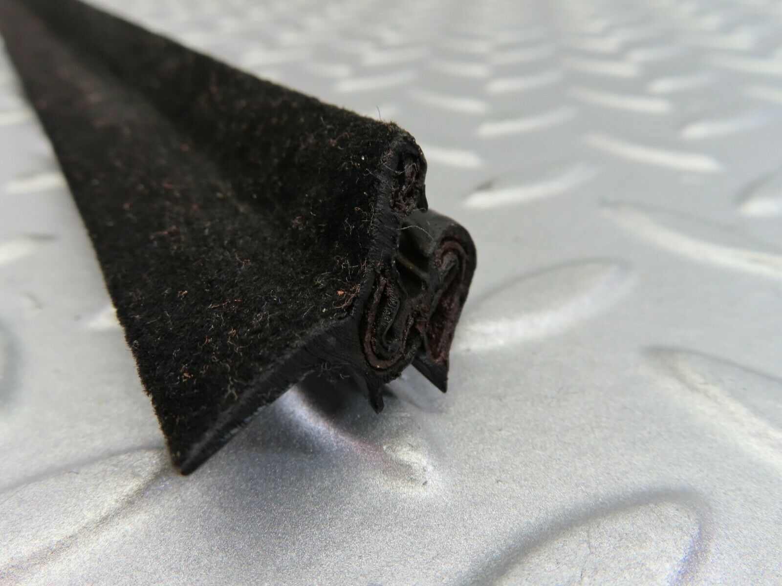 7611 Mercedes-Benz S123 230TE Wagon Inner Window Weatherstrip Seal Rear Left