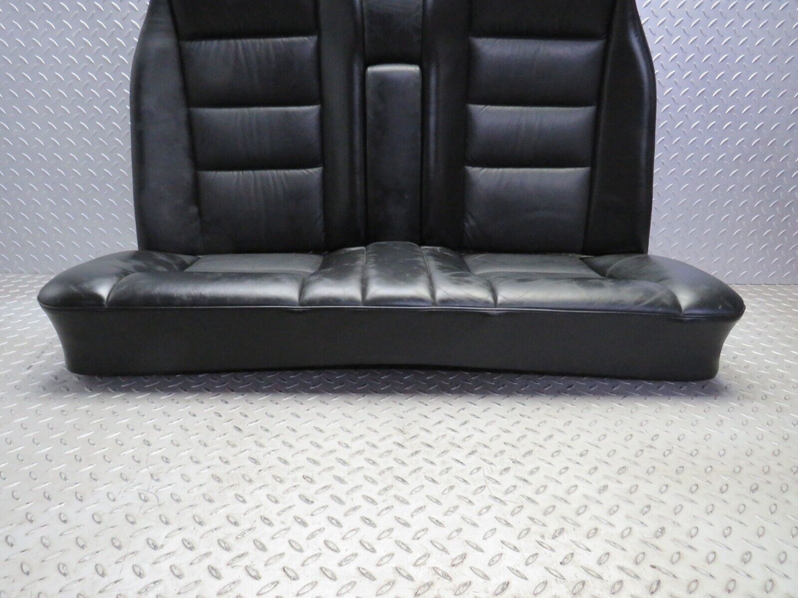 37878 Mercedes-Benz A124 320E Cabriolet Rear Seat Leather Black 1249203116