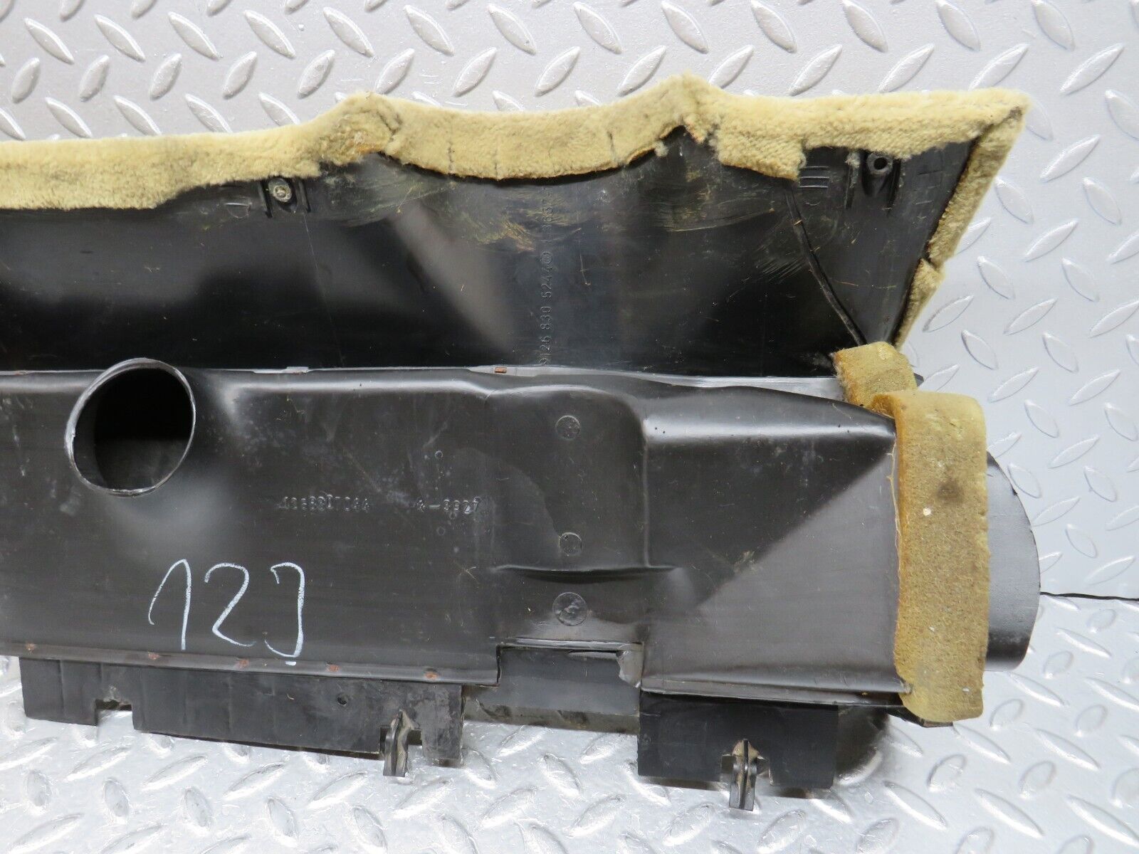 37080 Mercedes-Benz C126 420SEC Coupe Under Dash Panel Right Beige 1268300744 1268305244