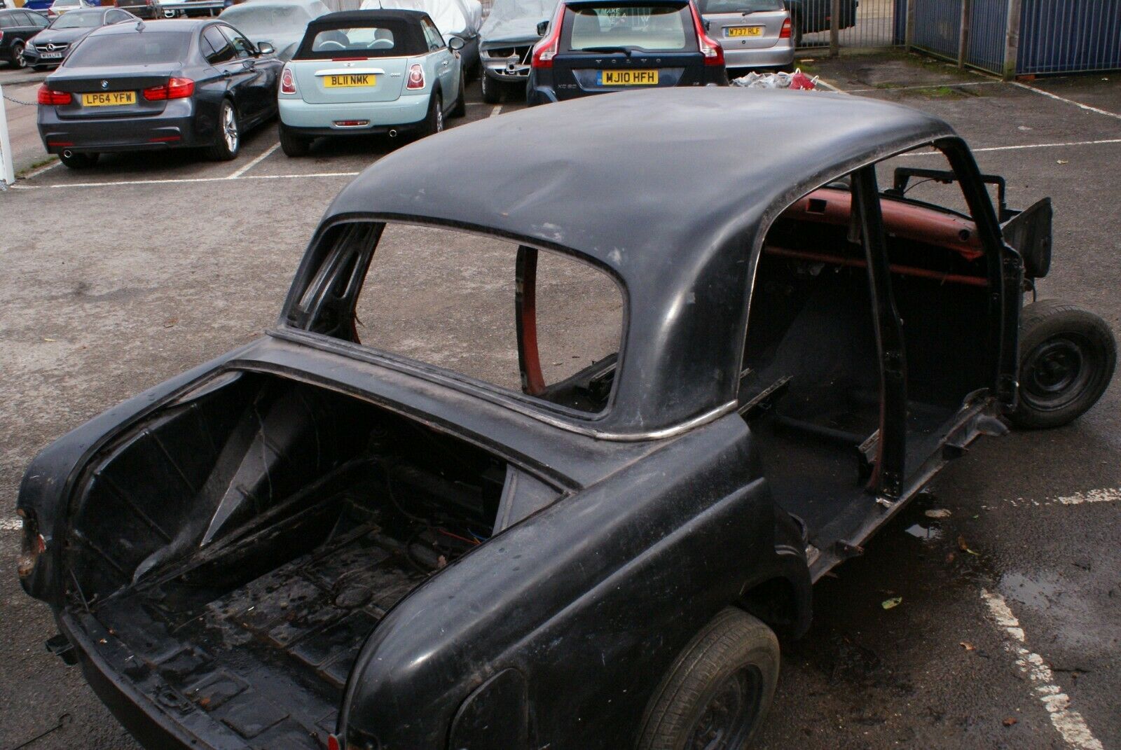 2470 Mercedes-Benz W105 219 PONTON Restored LHD Rolling Shell 1956