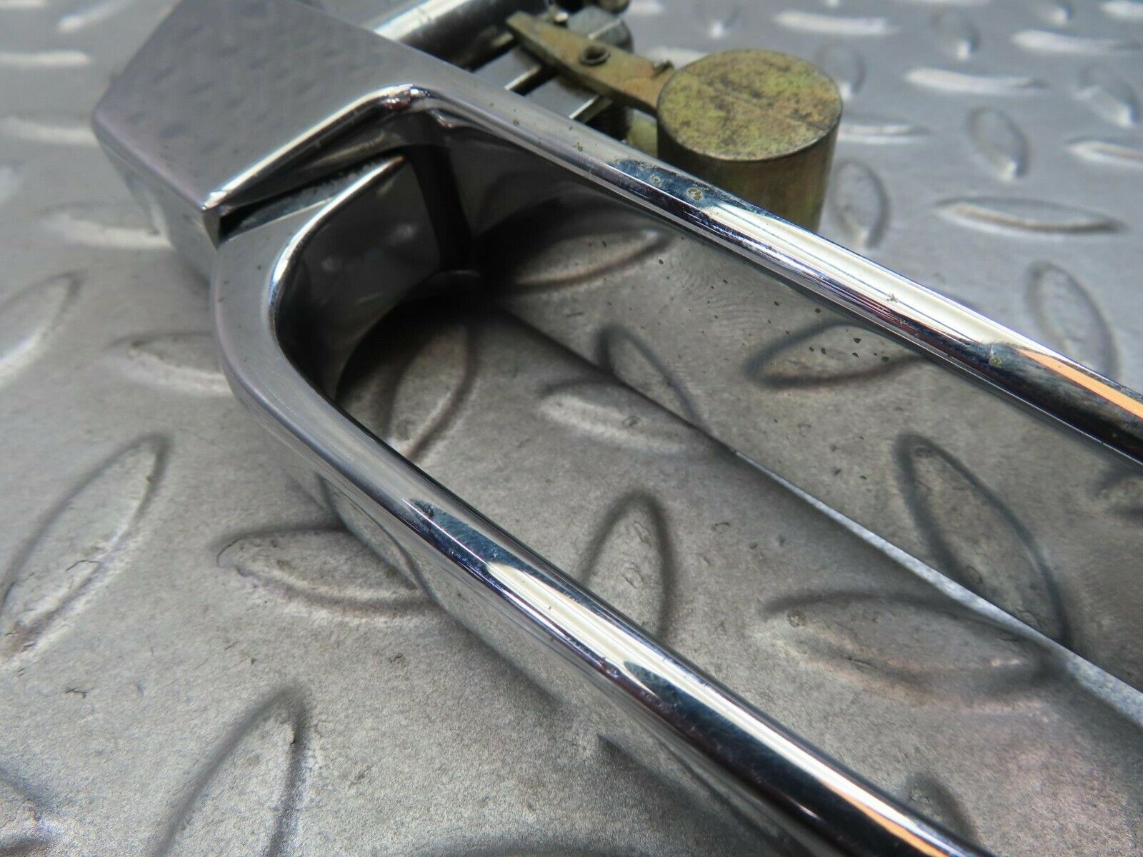 8744 Mercedes-Benz W116 Chrome Door Handle Rear Right 1167600059