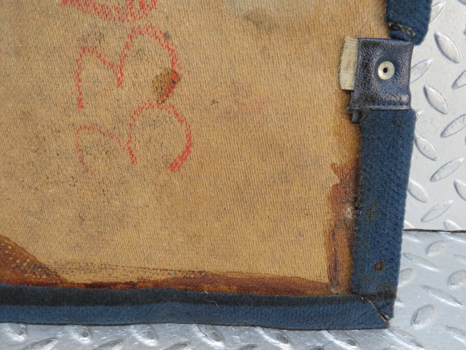 37397 Mercedes-Benz W109 300SEL Front Left Kick Panel Blue