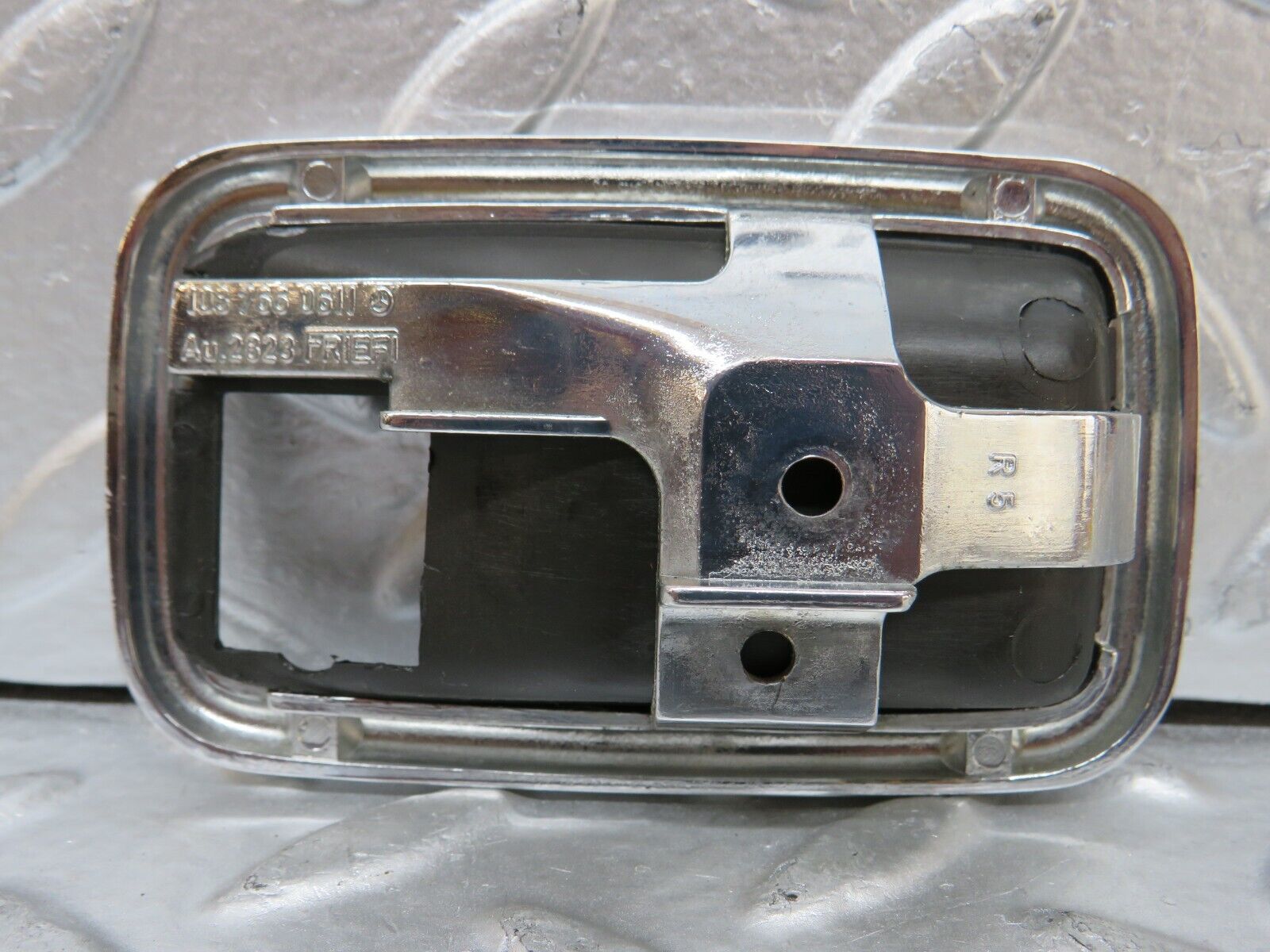 27171 Mercedes-Benz W123 280E Chrome Frame For Door Opener Right 1087660611