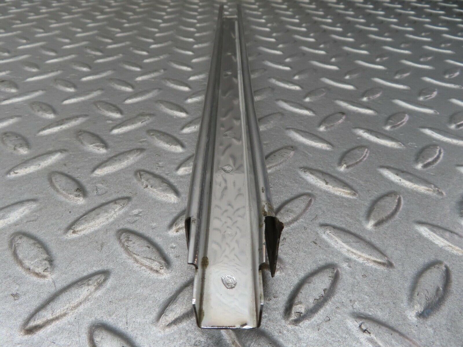 13190 Mercedes-Benz W111 220S Rear Right Door Front Chrome Window Channel