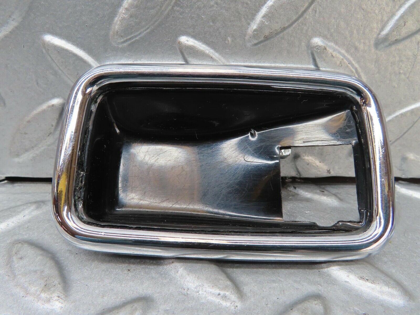 7053 Mercedes-Benz W123 230E Chrome Frame For Door Opener Right 1087660611