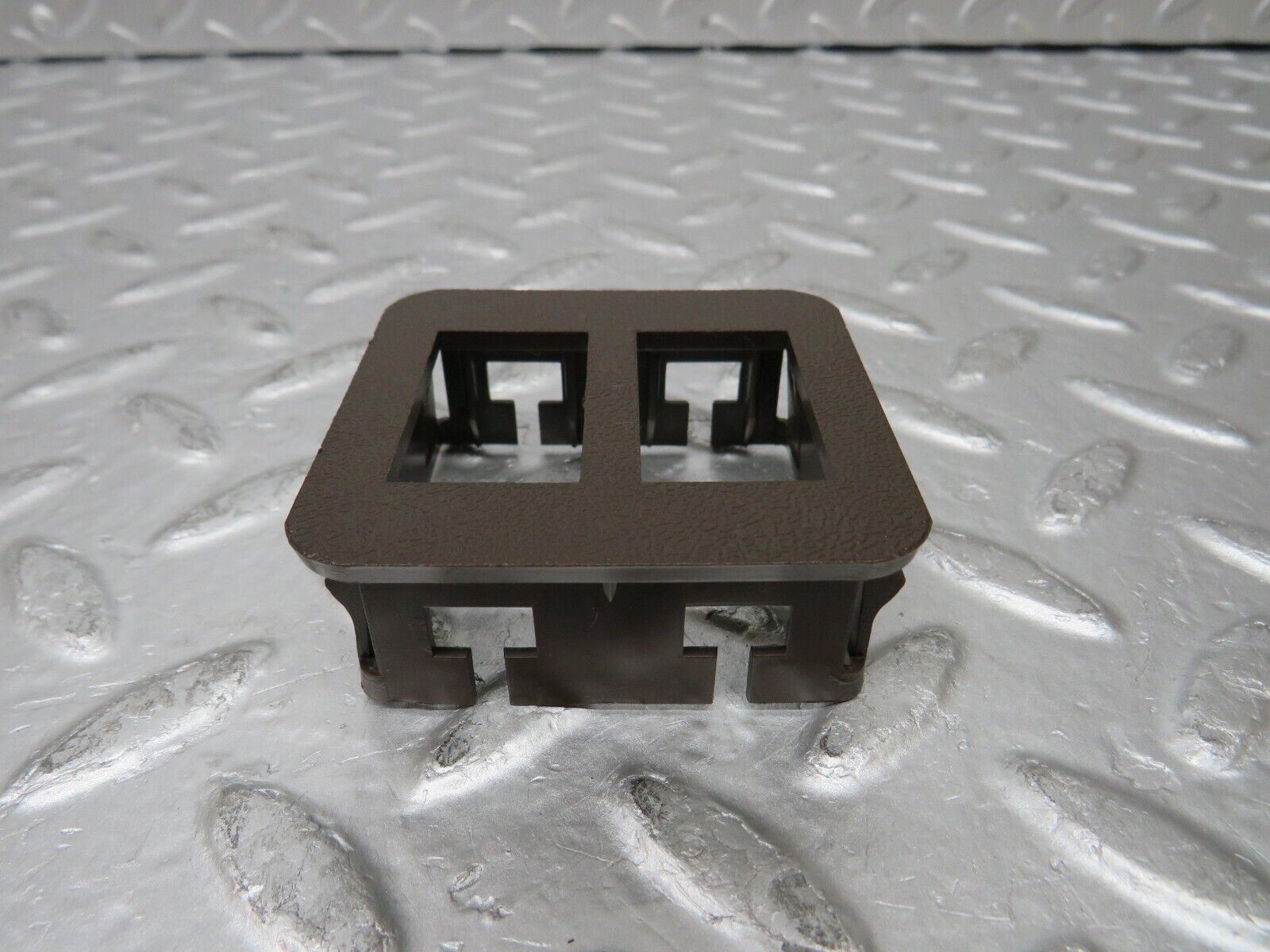 30024 Porsche 924 Rear Heated Window Switch Surround Brown 477857138