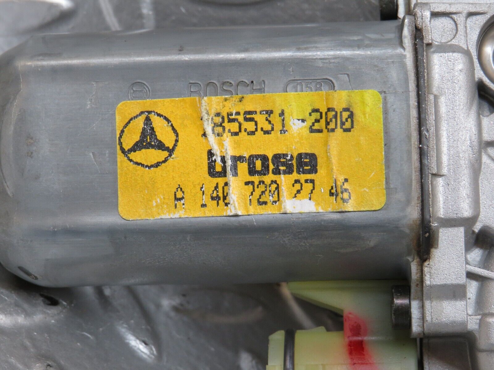 24744 Mercedes-Benz W140 S320 Front Left Window Regulator Motor 1407202746