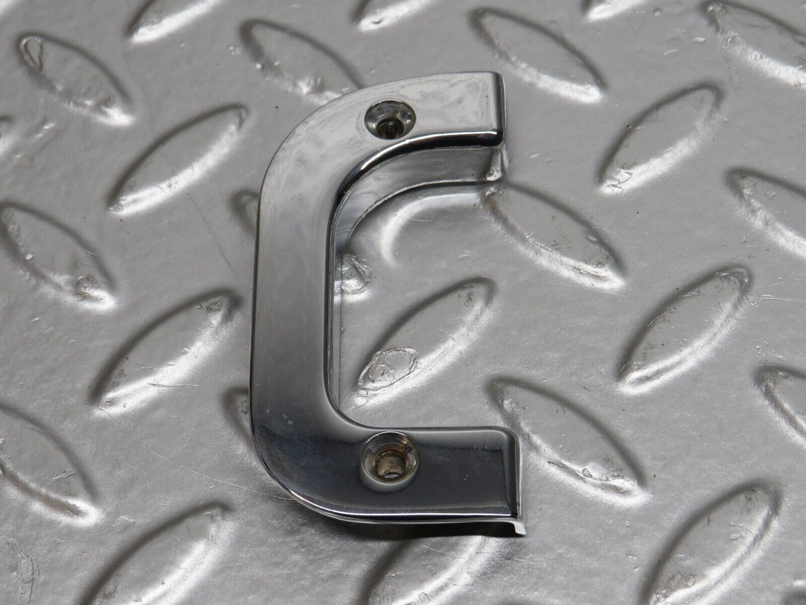 32181 Mercedes-Benz W123 230E Right Interior Chrome Door Latch Trim 1237230224