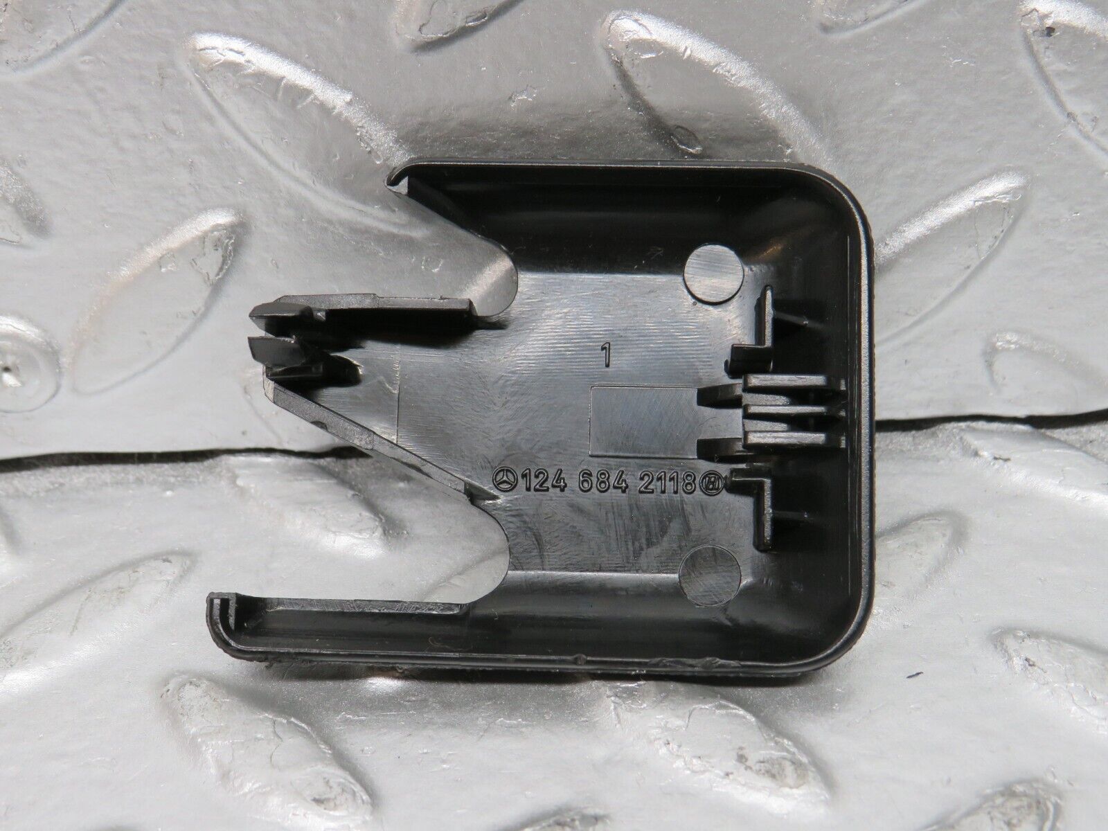 31630 Mercedes-Benz W201 190LE 1.8L Front Seat Rail Trim Cover Pair 1246842118