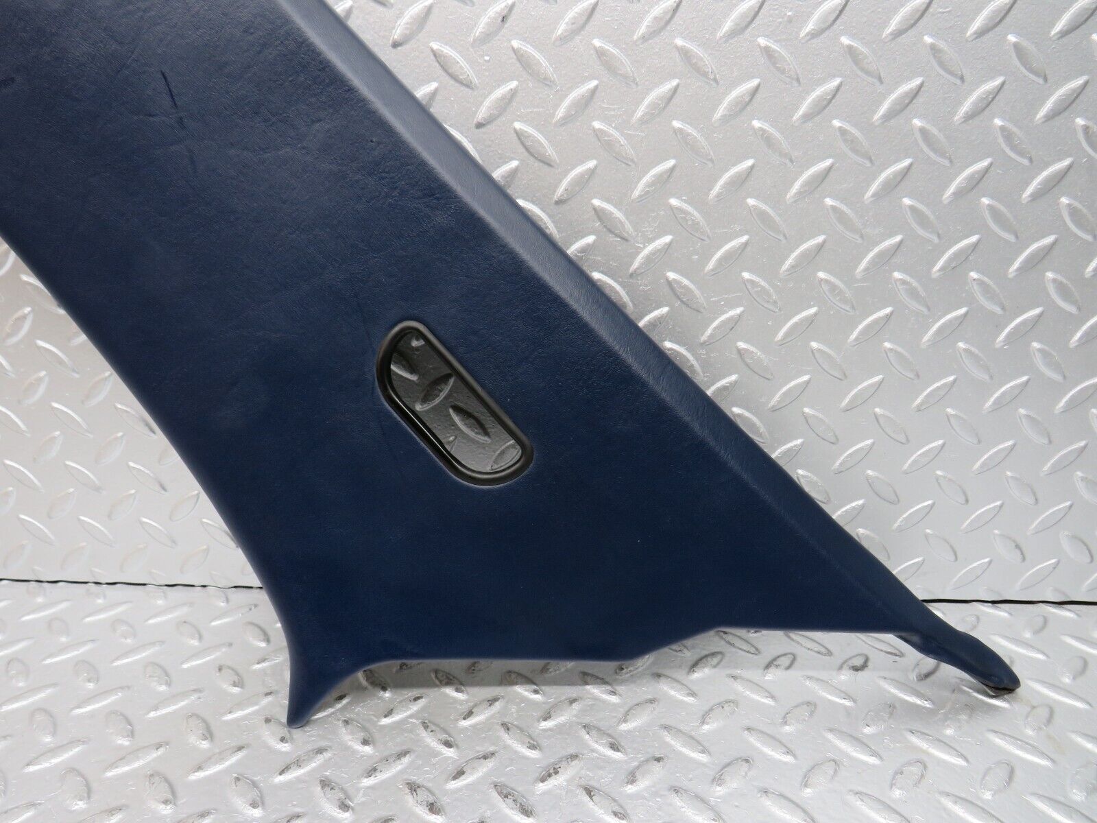 31940 Mercedes-Benz W123 230E C Pillar Cover Panel Right Side Blue 1236900425