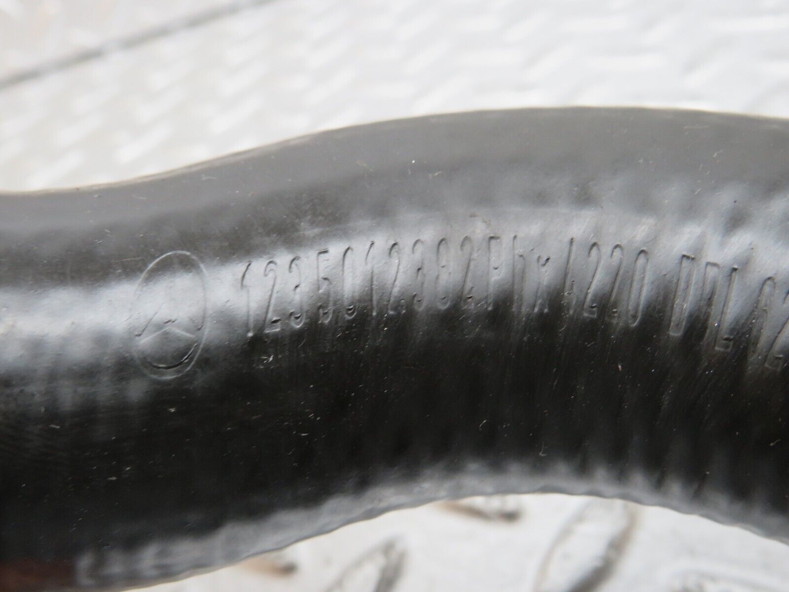 29658 Mercedes-Benz W123 230E Radiator Hose Pipe 1235012382