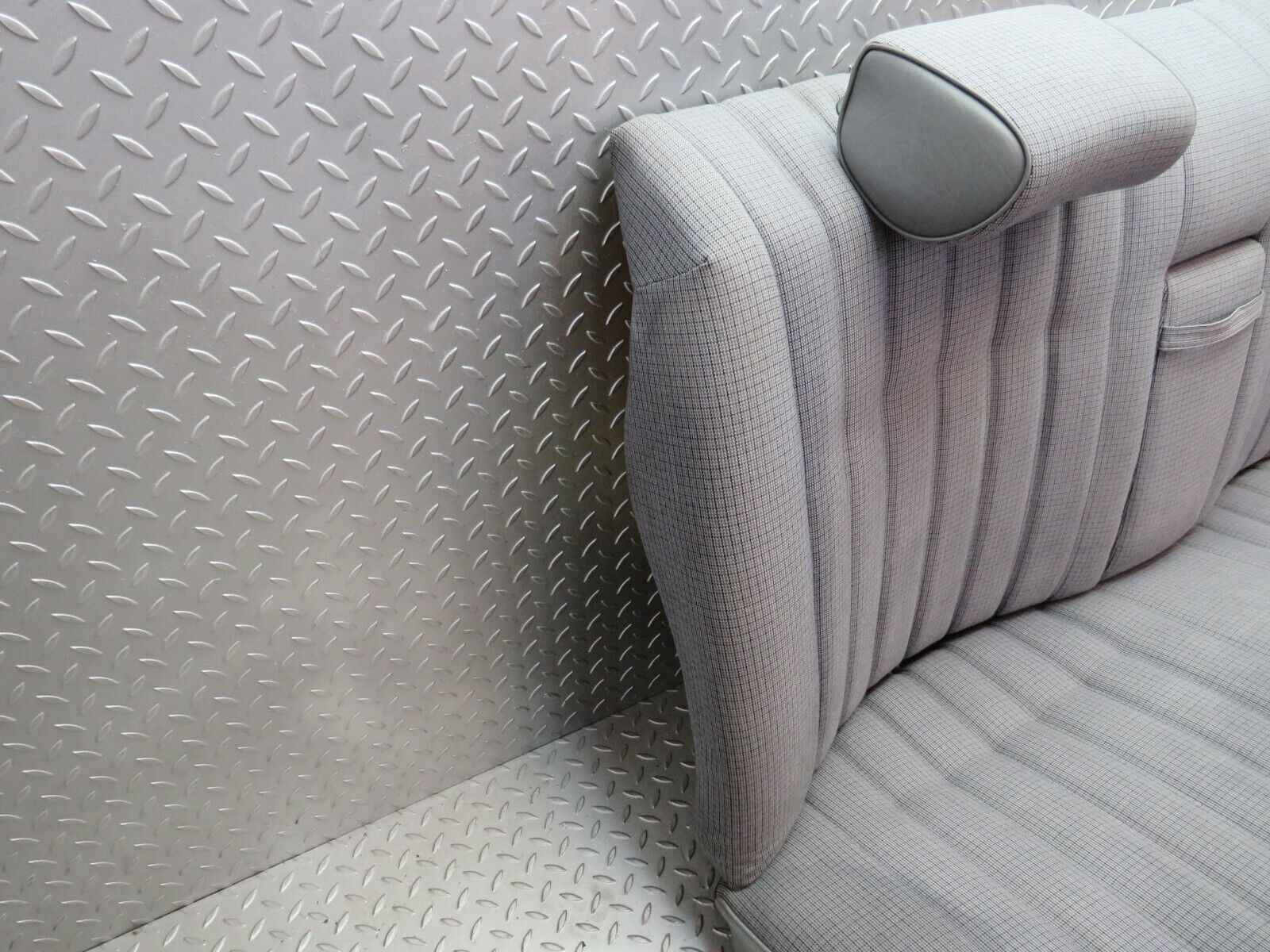 33561 Mercedes-Benz W201 190E 2.0L Rear Seat Grey 2019200450 2019200330