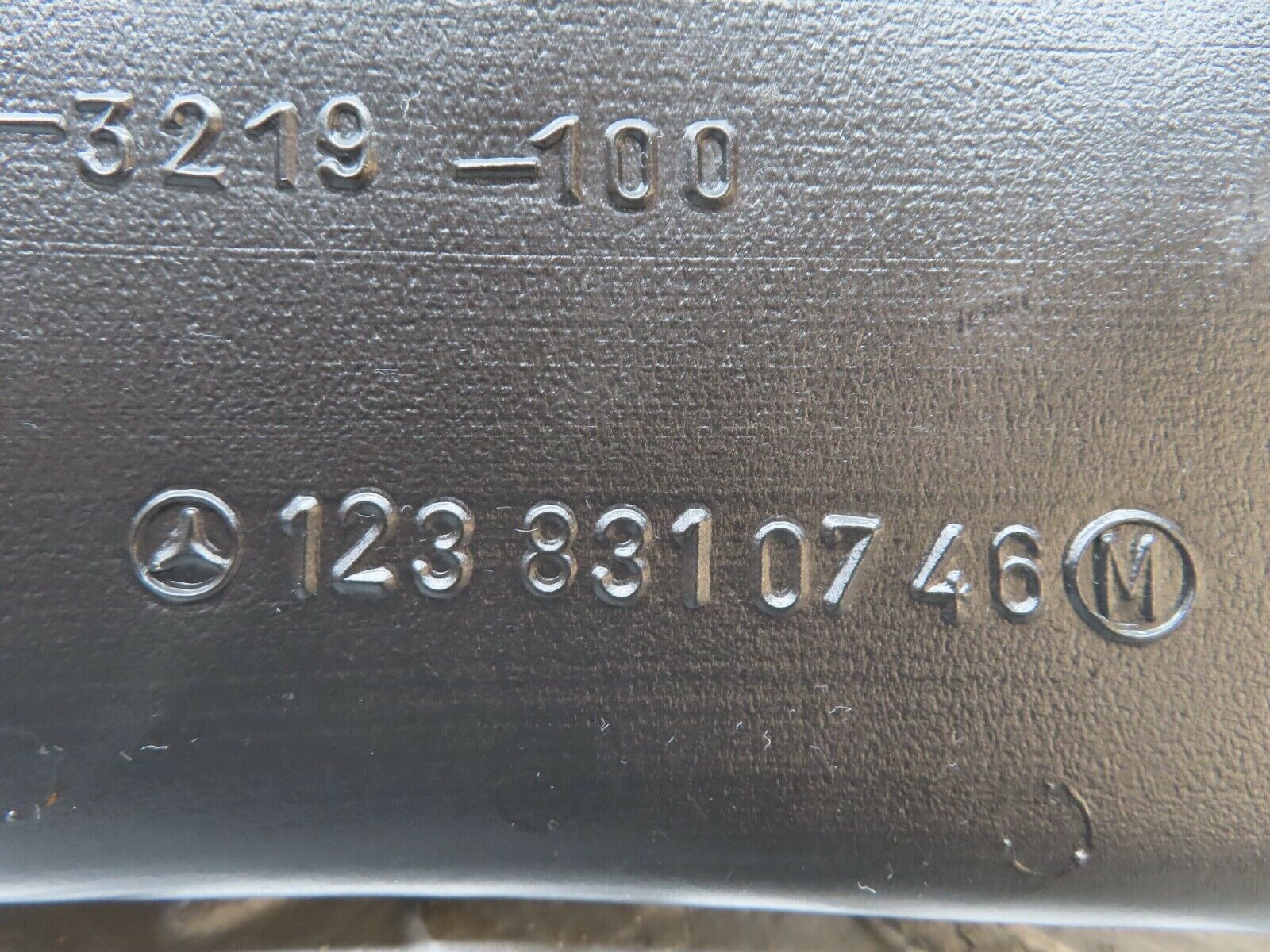 21164 Mercedes-Benz W123 230E Air Duct Heater Ventilation Right 1238310746