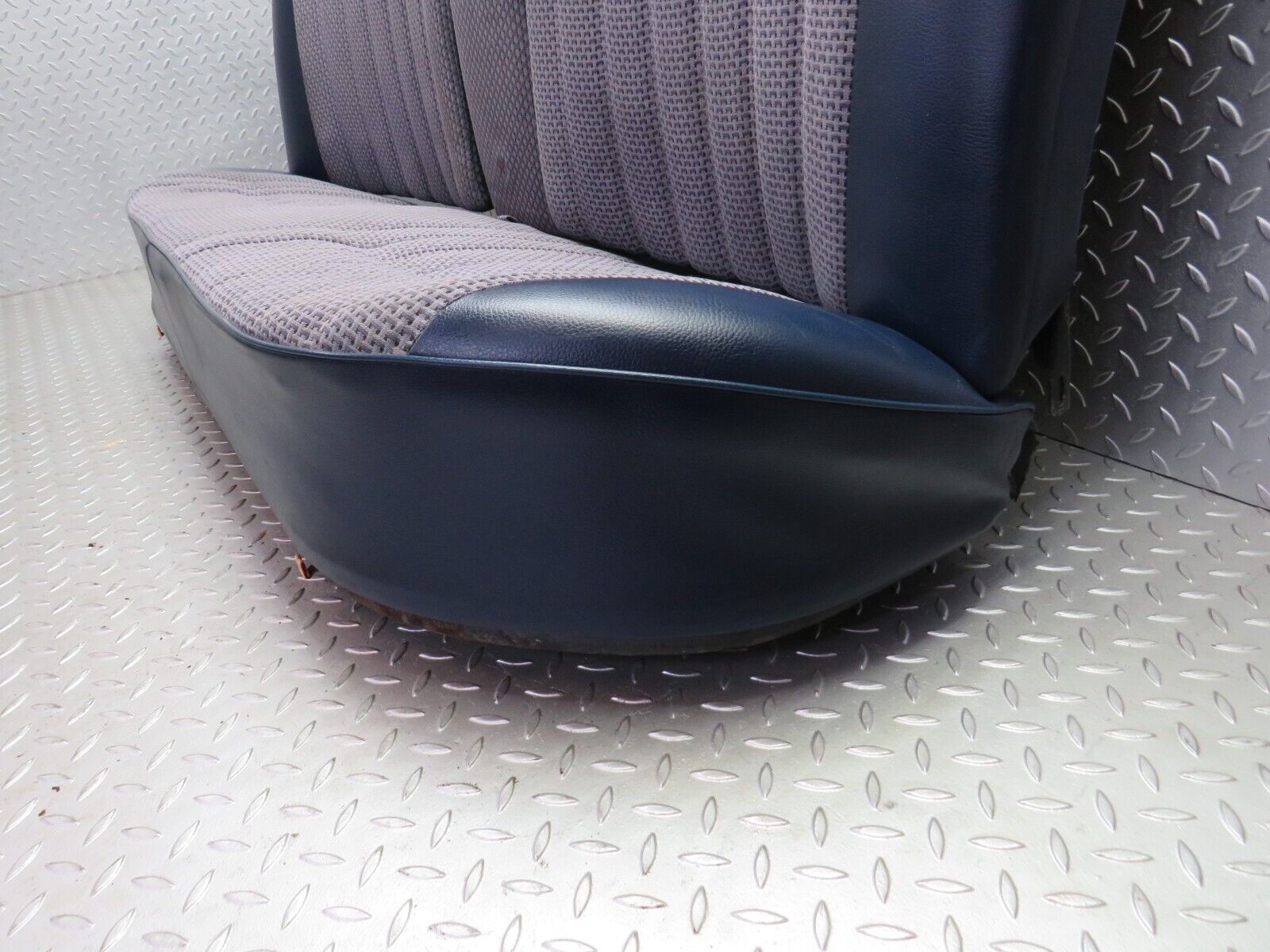 31148 Mercedes-Benz W123 200D Rear Seat Blue 1239200050 1239200016