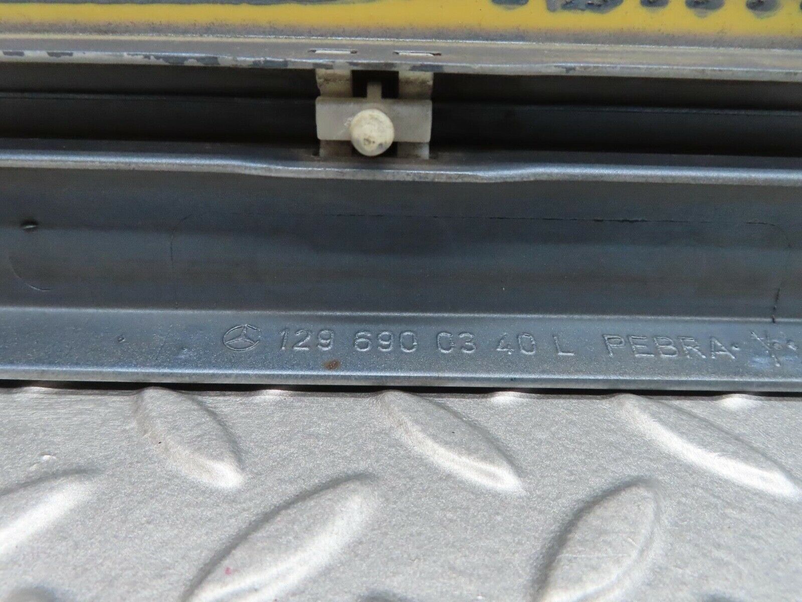 11933 Mercedes-Benz R129 300SL Coupe Left Door Lower Moulding 1296900340