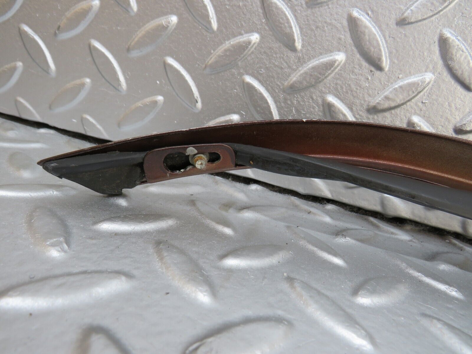 34273 Mercedes-Benz C126 380SEC A Pillar Exterior Cover Trim Left 1266980798