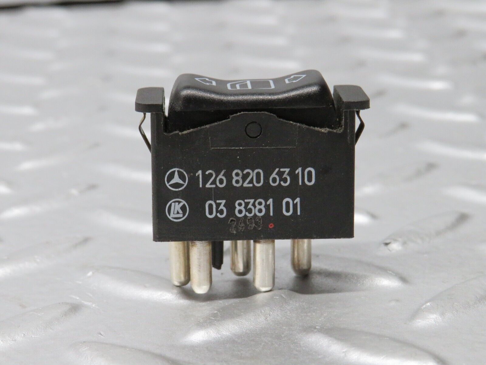 38960 Mercedes-Benz W201 190E 2.6L Rear Electric Window Switch 1268206310
