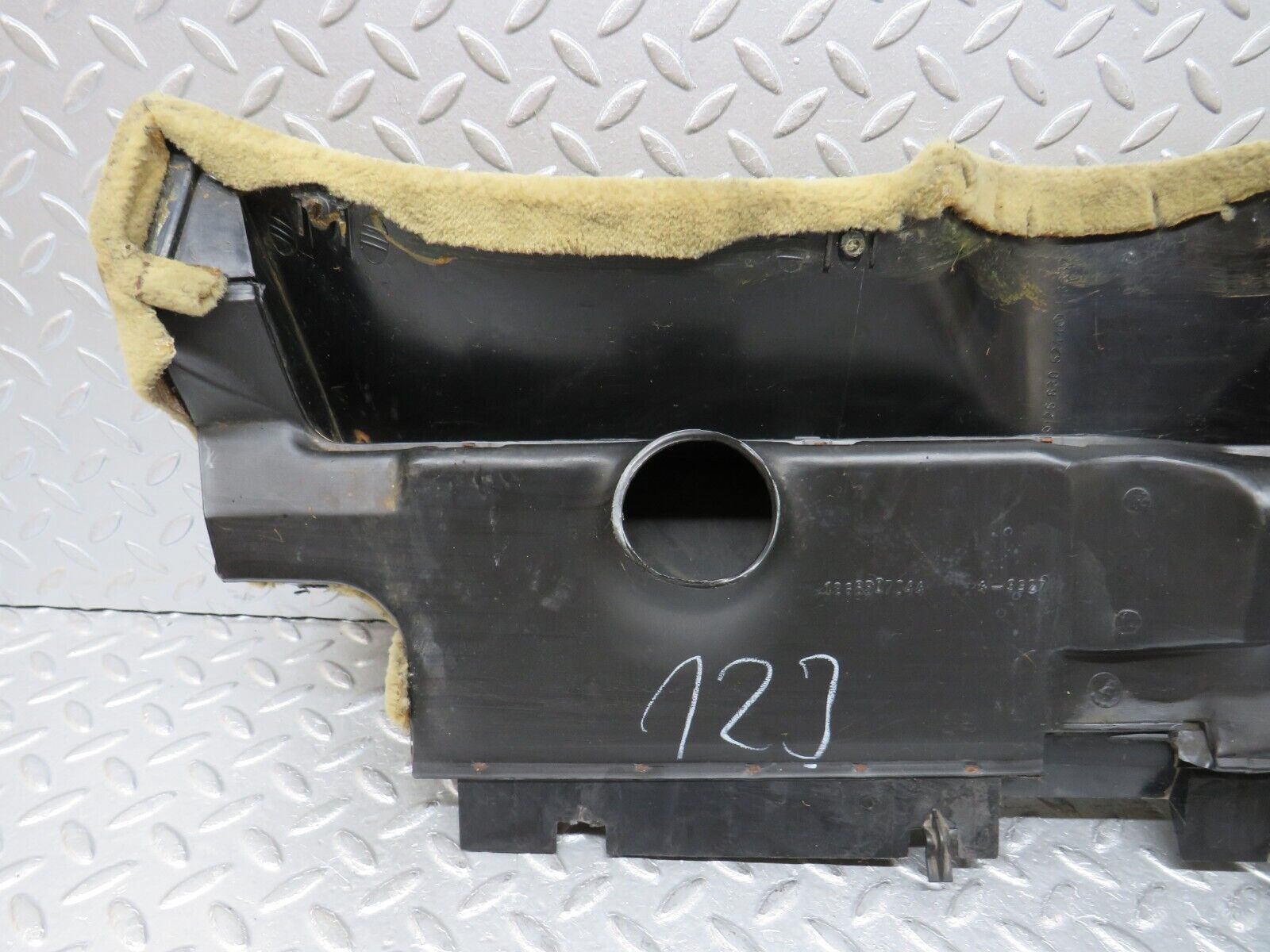 37080 Mercedes-Benz C126 420SEC Coupe Under Dash Panel Right Beige 1268300744 1268305244