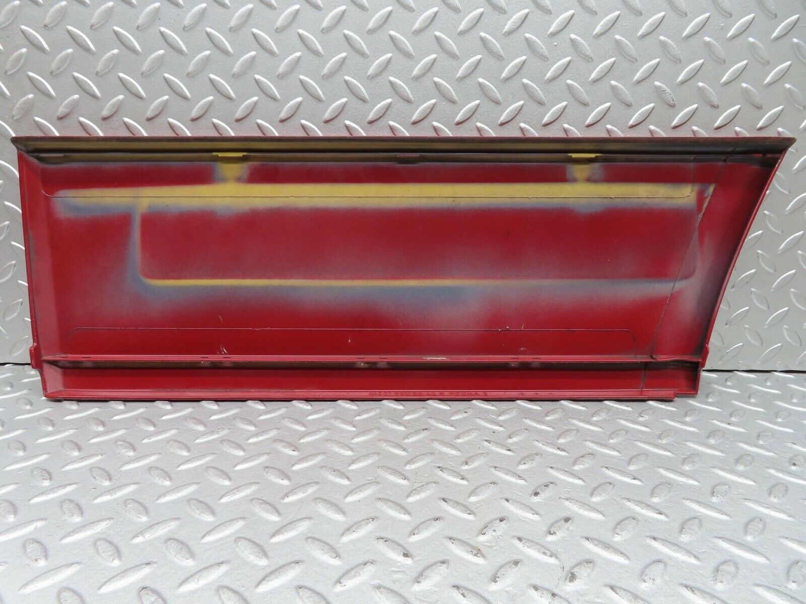 14629 Mercedes-Benz W201 190E Rear Right Door Moulding Trim Red 2016905840