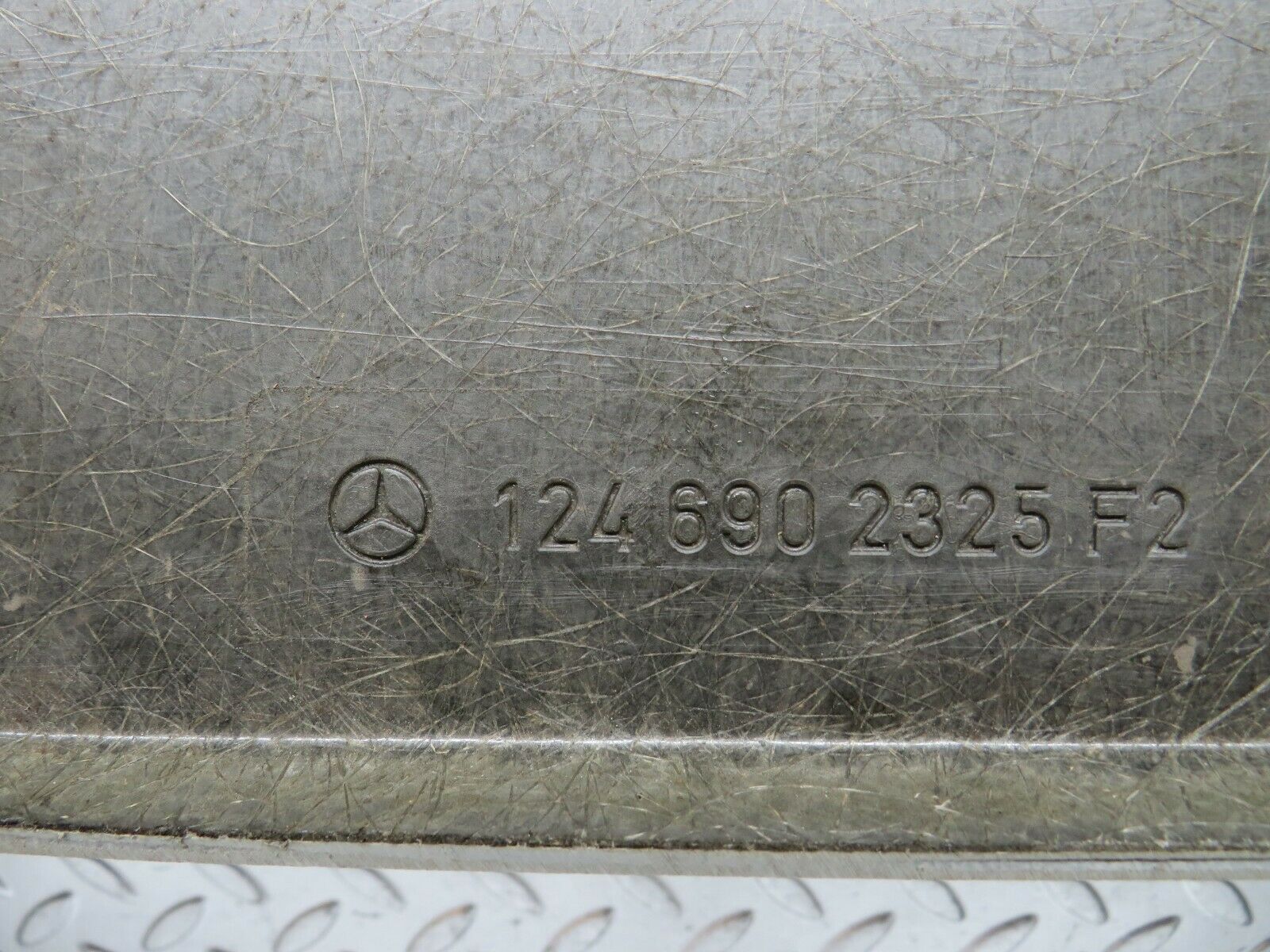 24269 Mercedes-Benz S124 220TE Headlining Roof Panel Rear Grey 1246902325