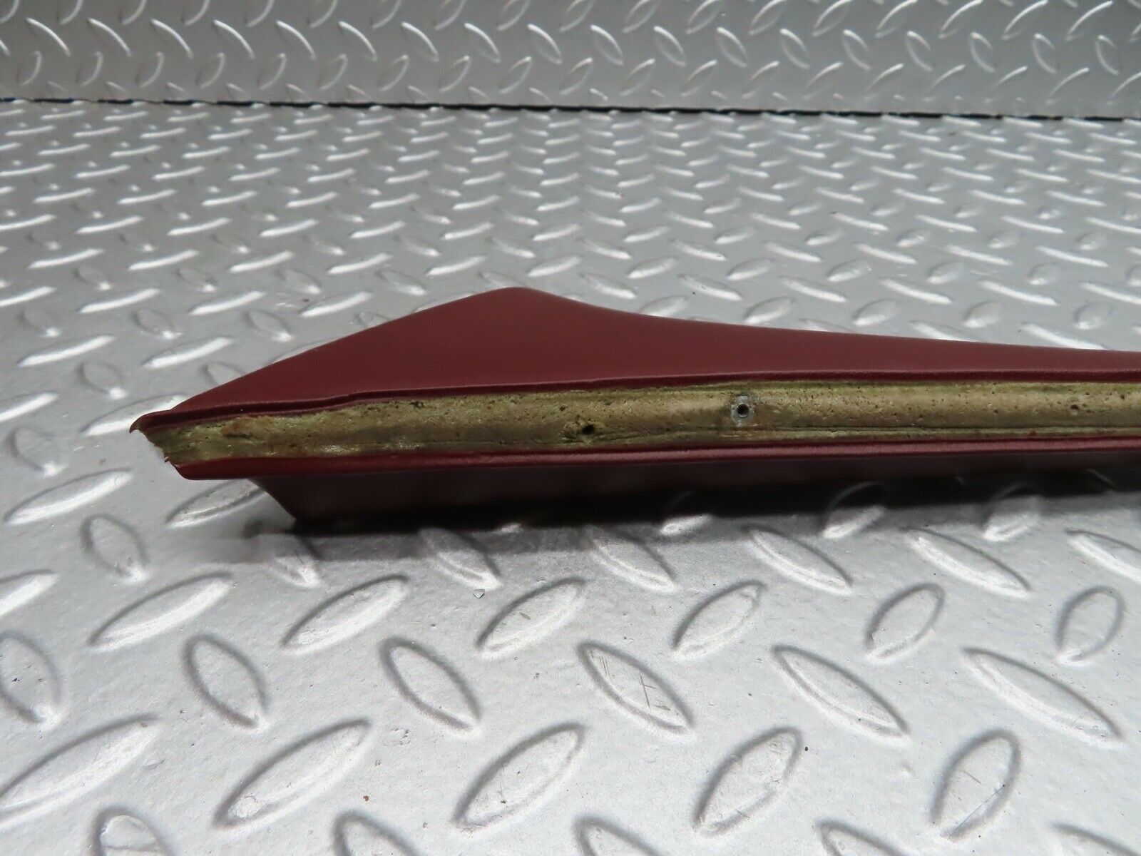 21424 Mercedes-Benz W126 300SE Rear Left Door Interior Trim Burgundy Red