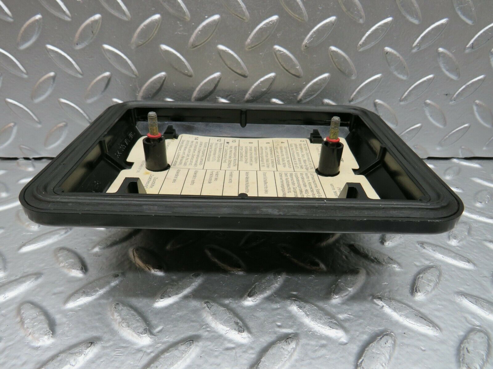 24035 Mercedes-Benz W123 280E Fuse Box Cover Lid 1235400082 1235450700