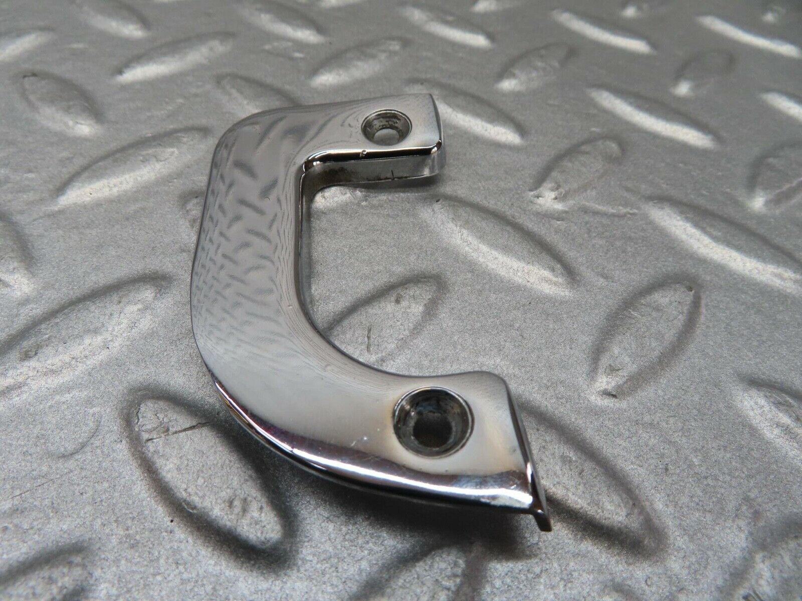 14139 Mercedes-Benz C107 280SLC Left Interior Chrome Door Latch Trim