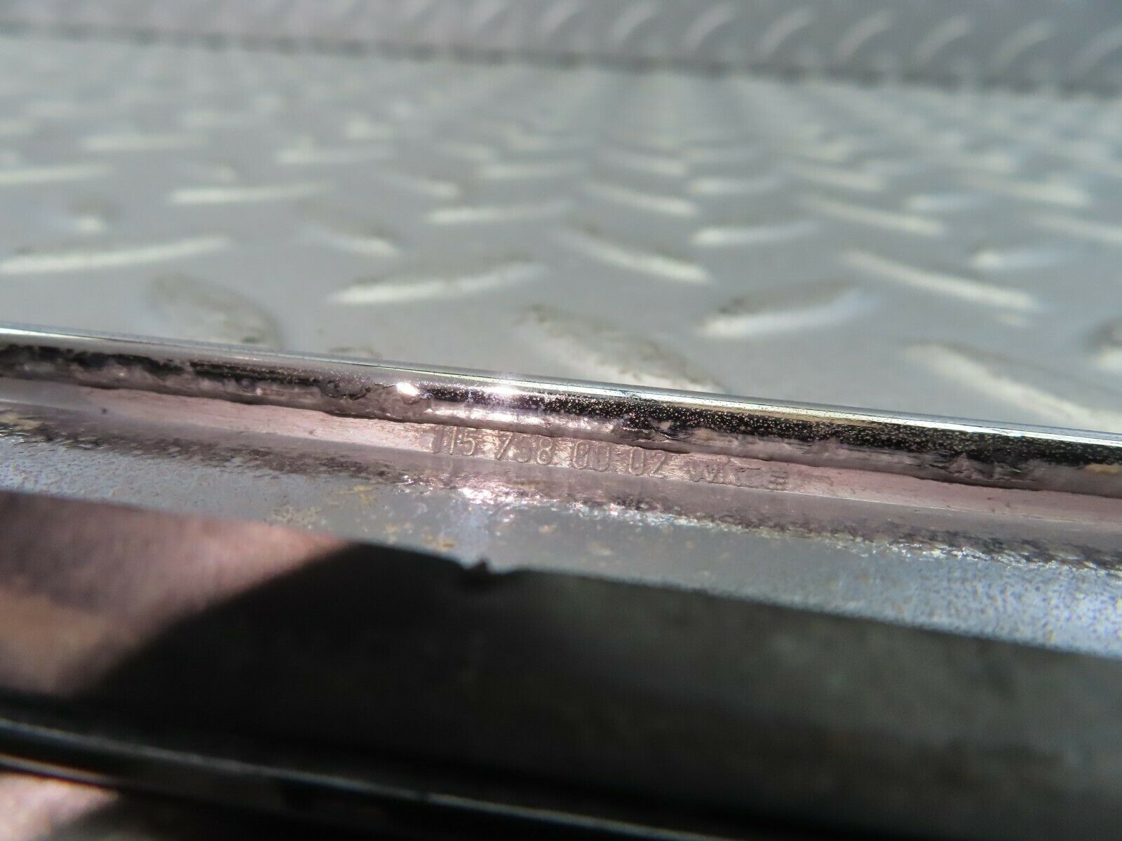 9218 Mercedes-Benz W115 Trunk Lid Chrome Handle 1157580002