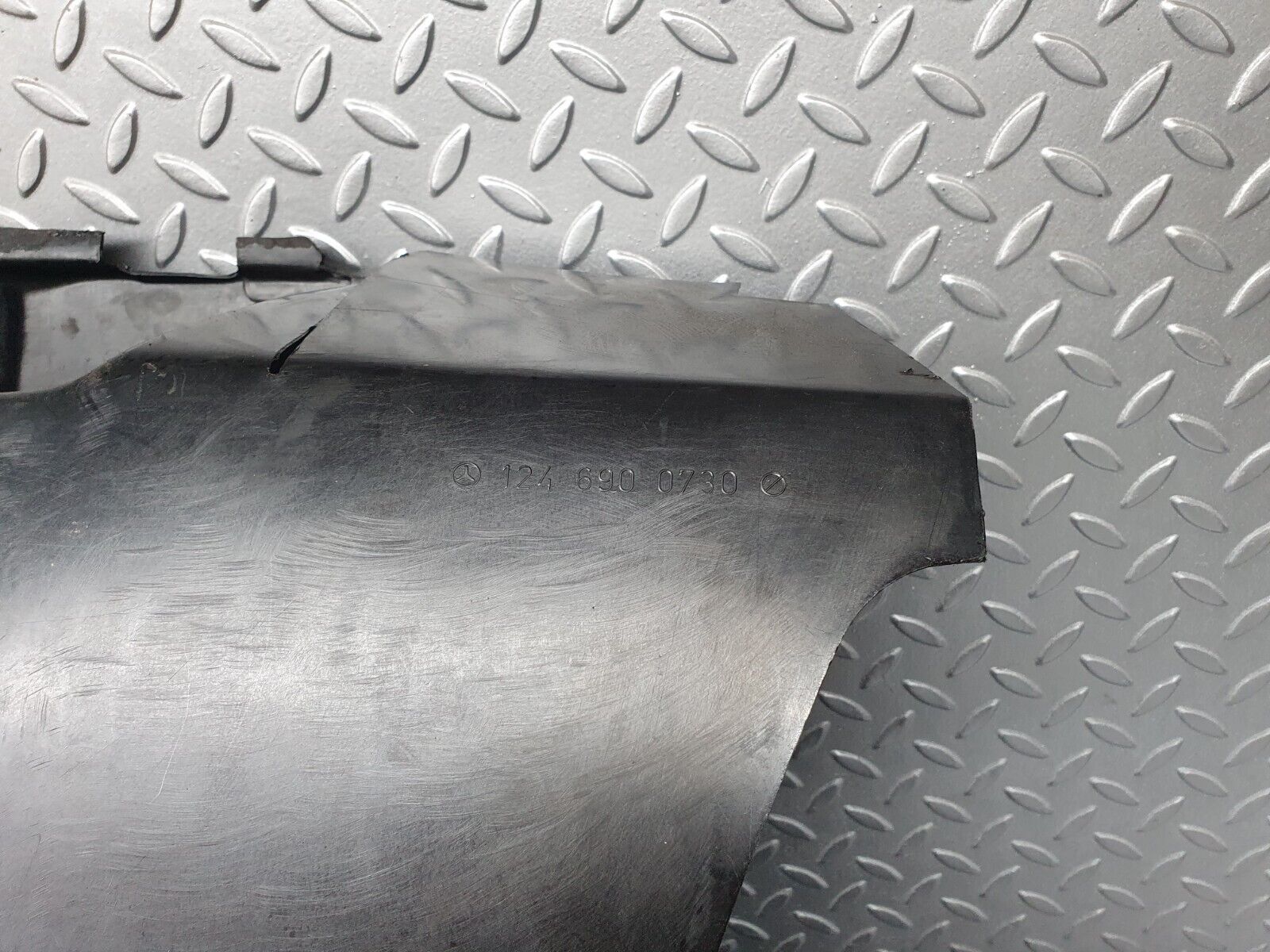 41477 Mercedes-Benz W124 200E Trunk Cover Panel Left Side 1246900730