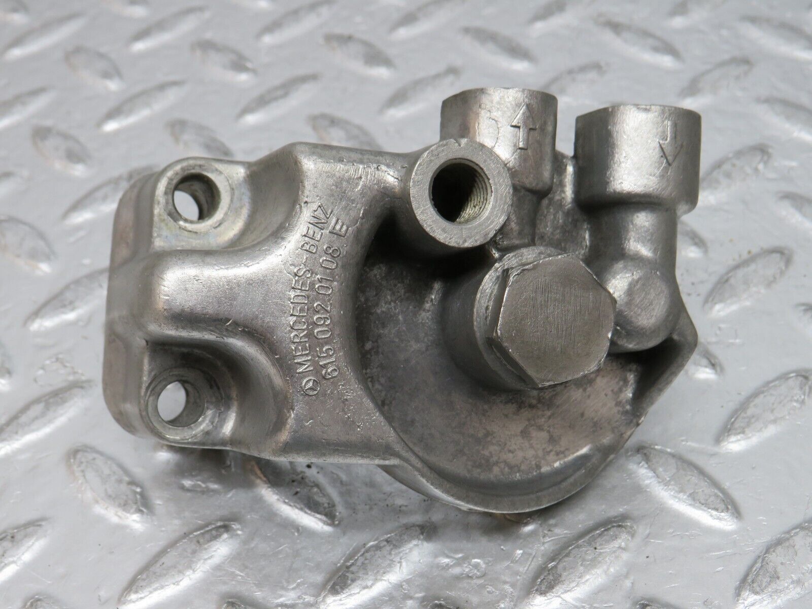 0063 Mercedes-Benz W116 350SE Fuel Filter Mount  6150920108