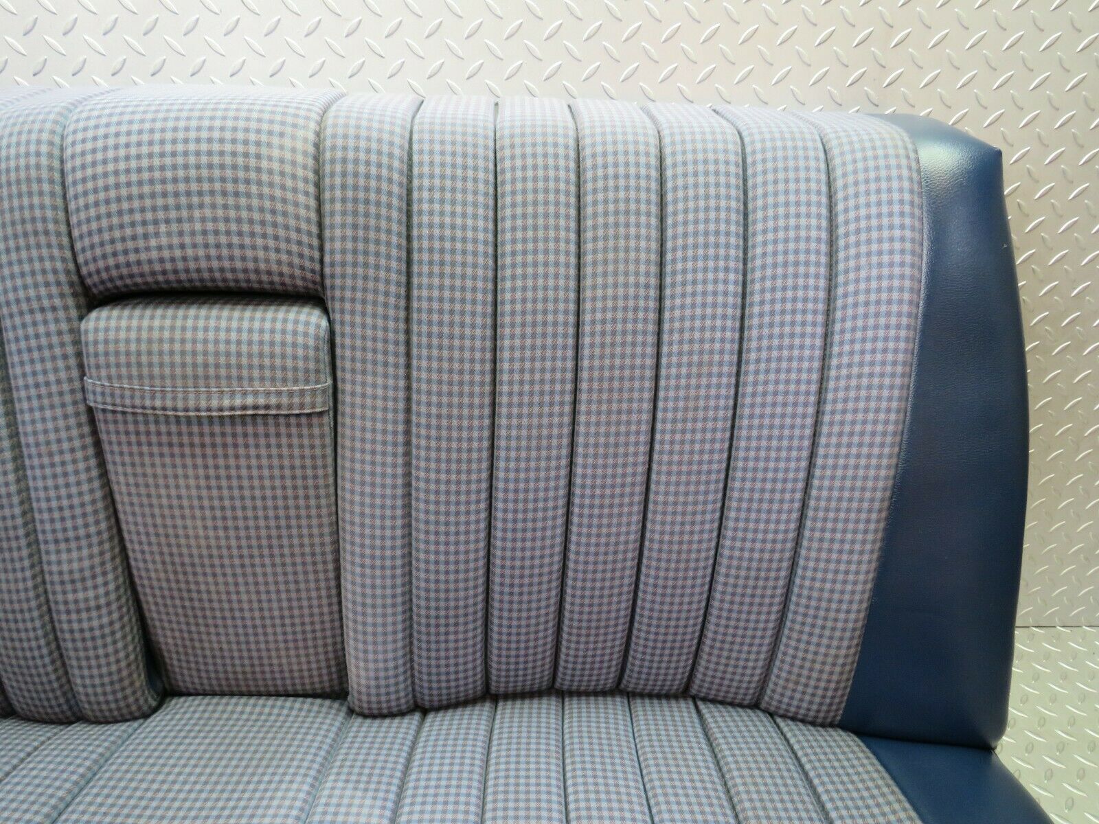 23276 Mercedes-Benz W116 350SE Rear Seat Half Leather Blue 1169240316